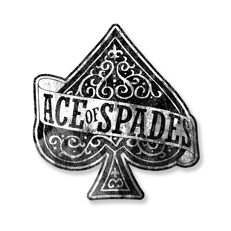 Ace Of Spades Horror Clown Vinyl Sticker – Evil Clown Decal For Car Truck Helmet