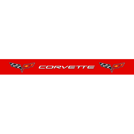 CHEVROLET CORVETTE   Helmet Visor Sunstrip  laminated decal