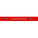 CHEVROLET CORVETTE   Helmet Visor Sunstrip  laminated decal