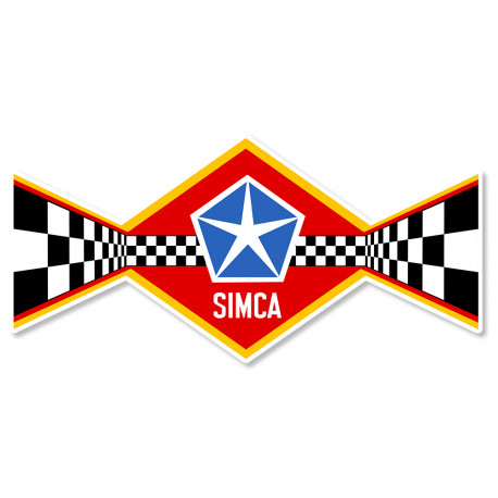 SIMCA Chrysler Laminated decal