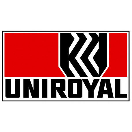 UNIROYAL laminated decal