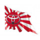 TOYOTA Flag Left laminated decal