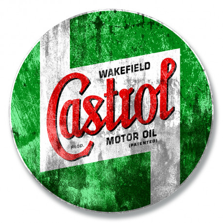 CASTROL " Trash "  laminated decal