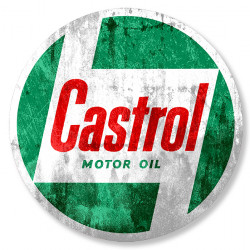 CASTROL " Trash "  laminated decal