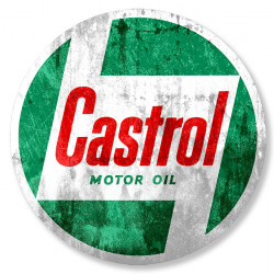 CASTROL Vieilli  Sticker vinyle laminé