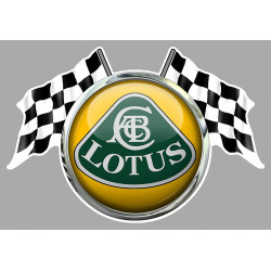 LOTUS Flags laminated decal