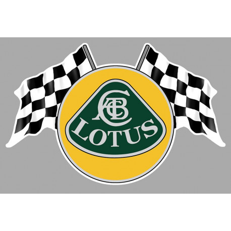 LOTUS Flags laminated decal