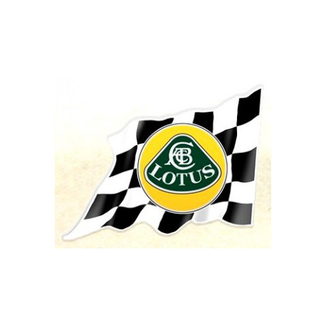 LOTUS Right  Flags laminated decal