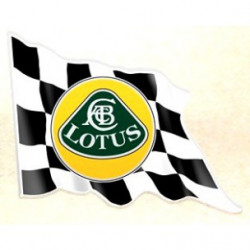 LOTUS Left  Flags laminated decal