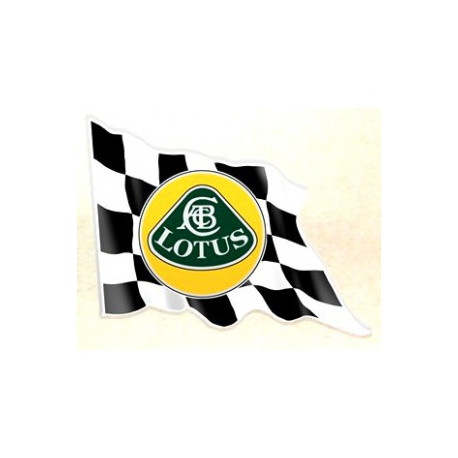 LOTUS Left  Flags laminated decal