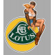 LOTUS Right vintage Pin up  laminated decal