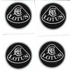 LOTUS  x 4  Stickers vinyle laminé