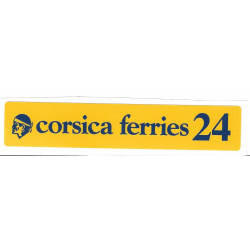 corsica ferries Millésime 2024  Sticker vinyle laminé