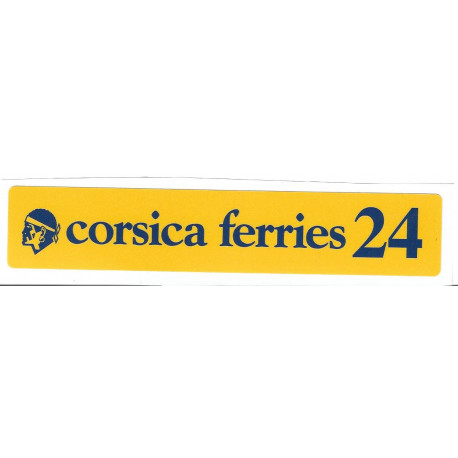 corsica ferries 2024 Laminated decal