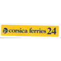 corsica ferries Millésime 2024  Sticker vinyle laminé