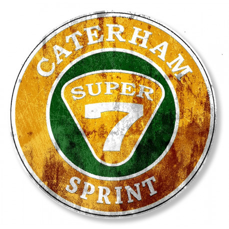 CATERHAM SPRINT  " trash "  laminated decal