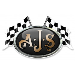 AJS Flags  Sticker  vinyle laminé