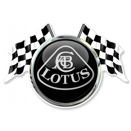 LOTUS Flags 1968 laminated decal