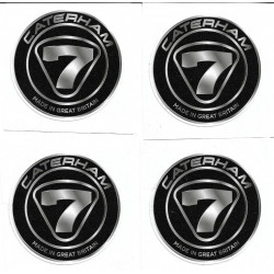 CATERHAM  x 4  Stickers vinyle laminé