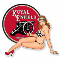 ROYAL ENFIELD Left pin up lamined  decal