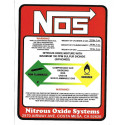 NOS   laminated decal