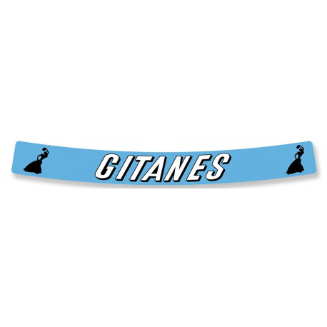 CAMEL Helmet Visor Sunstrip laminated decal
