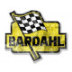 BARDHAL " trash "  laminated decal