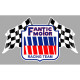 FANTICMOTOR Racing  Flags Sticker vinyle laminé