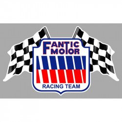 FANTICMOTOR Racing  Sticker vinyle laminé
