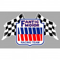 FANTICMOTOR Racing Flags laminated decal