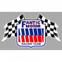 FANTICMOTOR Racing  Flags Sticker vinyle laminé