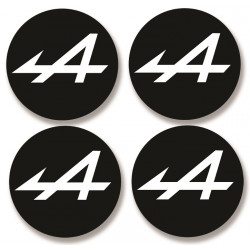 ALPINE  x 4  Stickers vinyle laminé