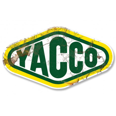 YACOO  Sticker " dessiné vieilli " vinyle laminé