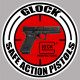 GLOCK  Sticker Trompe-l'oeil vinyle laminé