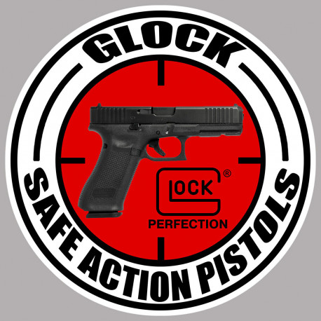 GLOCK  Sticker Trompe-l'oeil vinyle laminé