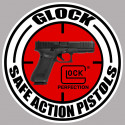 GLOCK  Sticker  vinyle laminé