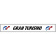 GRAN TOURISMO   Helmet Visor Sunstrip  laminated decal