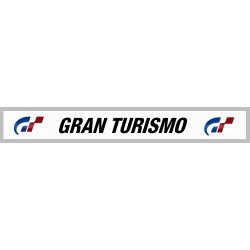 GRAN TOURISMO   Helmet Visor Sunstrip  laminated decal