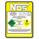 NOS   laminated decal