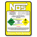 NOS   laminated decal