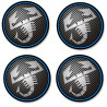 ABARTH  x 4  Stickers vinyle laminé