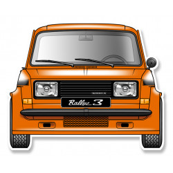 SIMCA 1000 RALLYE 3 Laminated decal