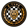 JAGUAR  E TYPE Sticker vinyle laminé