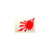 JAPAN flag droit Sticker vinyle laminé