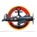FLOTILLR 17F FAU-7 CORSAR  Laminated decal