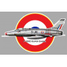 F-100D SUPER SABRE  Sticker vinyle laminé