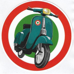 VESPA  laminated decal