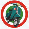 VESPA  Sticker  vinyle laminé