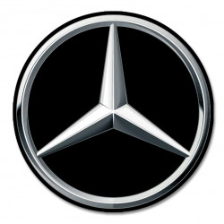 MERCEDES BENZblack logo Laminated decal