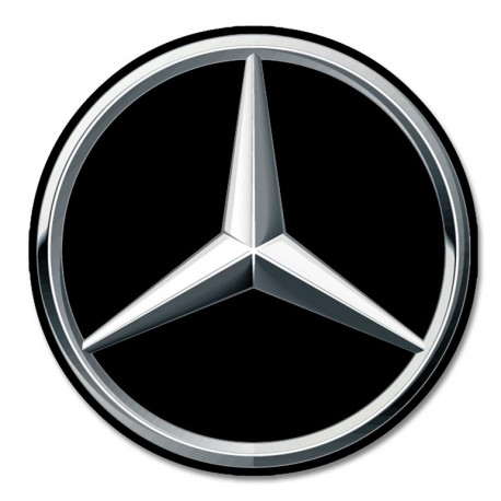 MERCEDES BENZblack logo Laminated decal